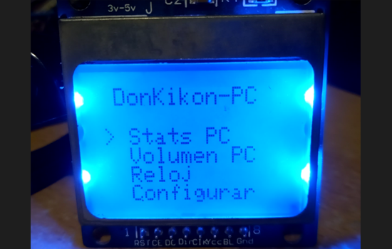 PcStats vía WiFi (ESP8266)