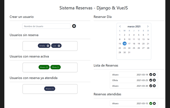Reservas VueJS